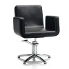 Scaun de coafură Hair Capital negru cu bază în formă de stea