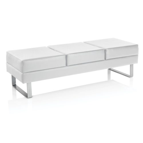 Scaun de așteptare alb People - eleganță și confort pentru fiecare spațiu.