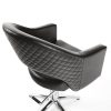 Scaun de frizerie Hair Paris negru - cu bază în formă de stea