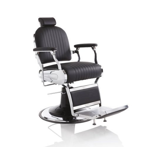 Scaun de frizer Cadillac Boston Black - Eleganță și confort în fiecare tăietură!