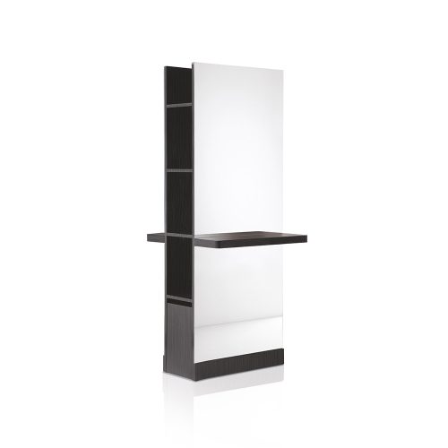 Oglindă dublă Luce Duo cu raft elegant pentru orice interior