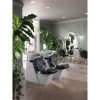 Hair Colette spălător de păr cu bază albă și scaun negru elegant