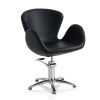 Scaun de coafură Hair Charlotte negru - cu bază în formă de stea
