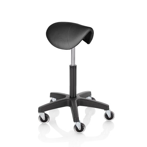 Roller Pro Ideal Compact M, șa neagră cu talp compactă és optimizată pentru confort.