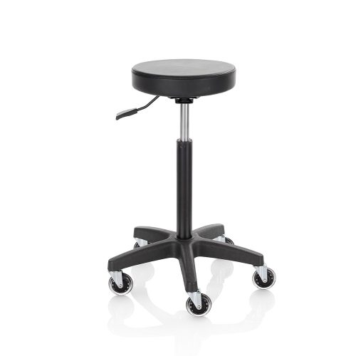Roller Pro Ideal Round L - roată rotativă cu bază neagră, pentru performanță maximă