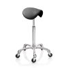 Sattel Pro Elité Compact L - Scaun bicycle confortabil, cu bază neagră.