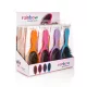 Set de 12 perii de păr Rainbow în display elegant pentru birou