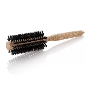 Perie rotundă din frasin cu peri de mistreț 45mm