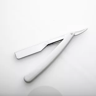   Razor Clasic Alb - Eleganță și precizie pentru un barbă impecabilă.