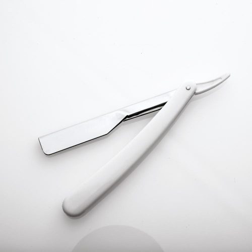 Razor Clasic Alb - Eleganță și precizie pentru un barbă impecabilă.