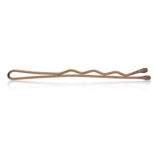   Agrafe de păr ondulată bronz 5cm - stil și eleganță pentru fiecare zi.