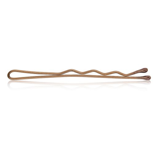 Agrafe de păr ondulată bronz 5cm - stil și eleganță pentru fiecare zi.