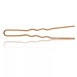   Agrafe pentru păr ondulat bronz 5cm - stil și suport elegant!