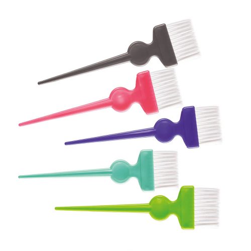 Pensule pentru vopsirea părului colorat - set de 5 bucăți