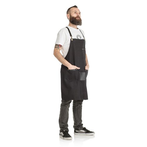 Hidalgo Carbon: șorț de bărbierit elegant și funcțional pentru profesioniști.