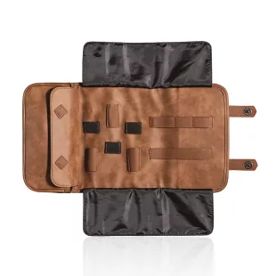   Geanta de depozitare pentru unelte Barber cu efect de piele maro