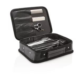 Geantă compactă pentru depozitare articole de frizerie