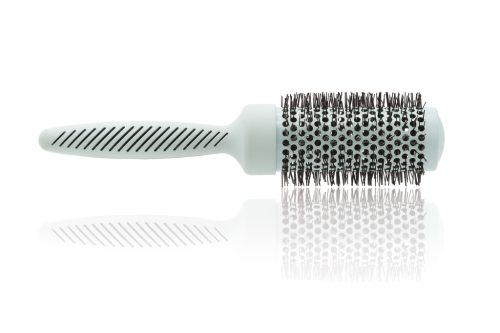 Perie termică Pasztel-Ion 43mm, verde pastel pentru un păr strălucitor și sănătos.