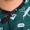 Chester Green XL prosop pentru frizerie, confortabil și elegant.