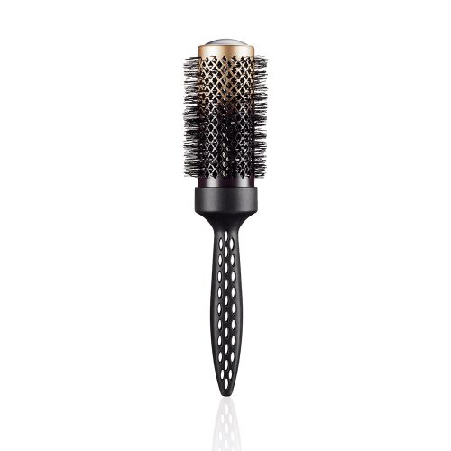 Perie rotundă Carbon Argan Magic 43mm pentru un styling elegant și durabil.