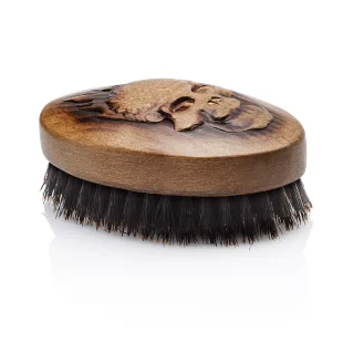 Perie pentru barbă cu cap de craniu