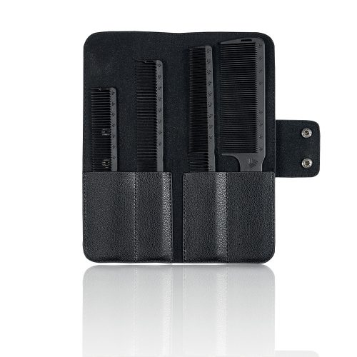 Set de piepteni Carbon Z-Grip pentru styling elegant și confortabil.